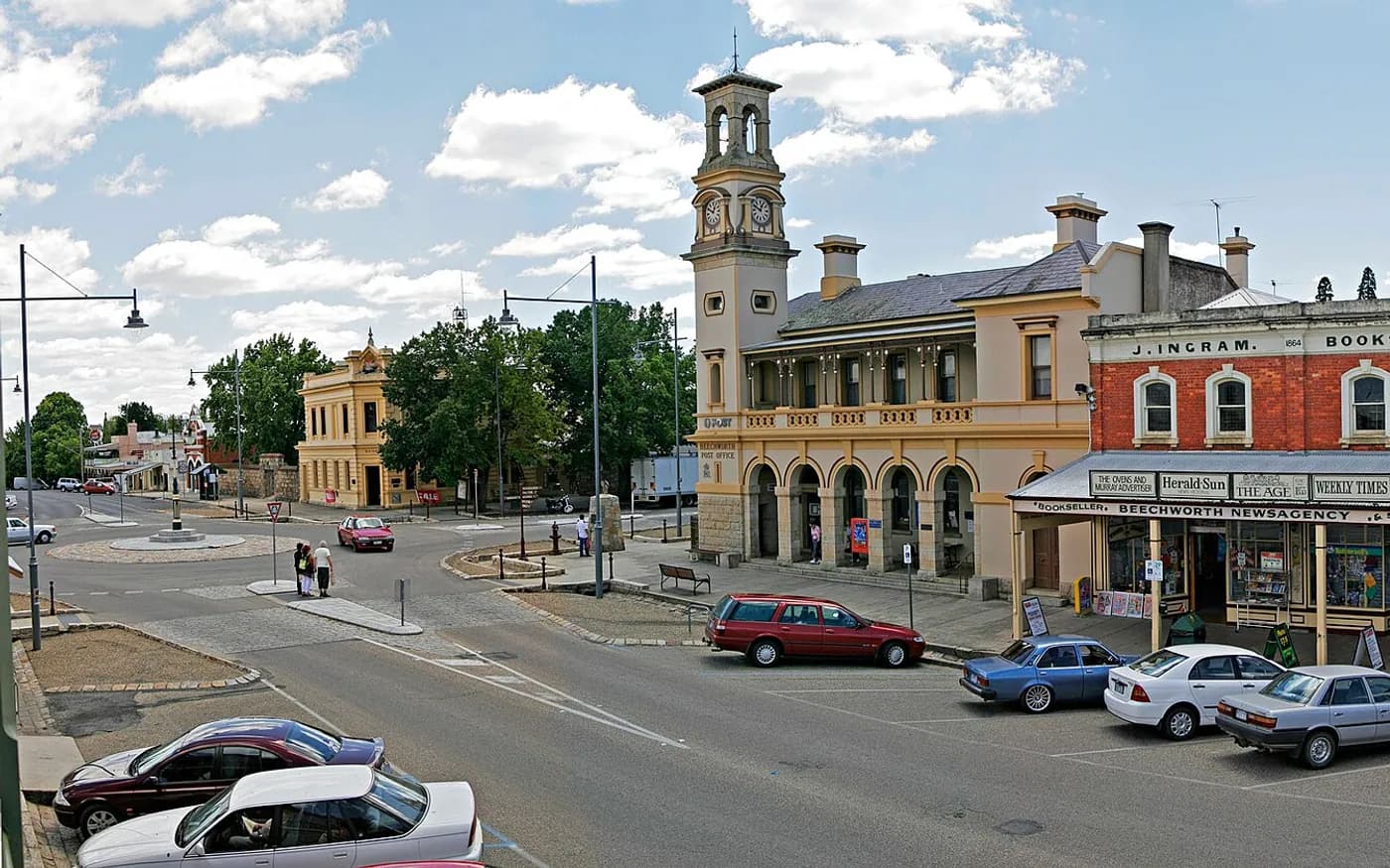 View of Beechworth in Victoria