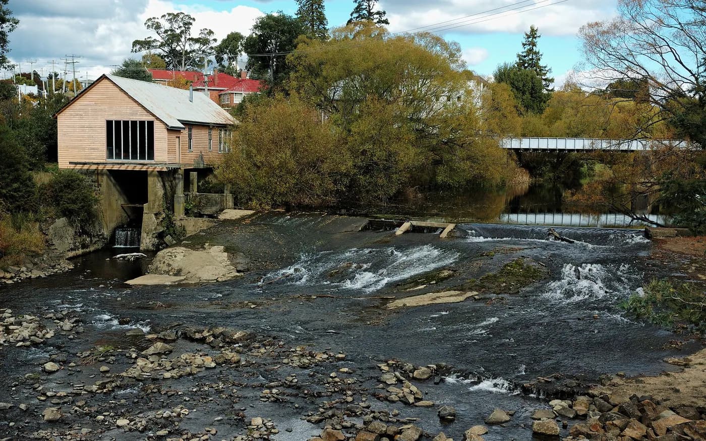 View of Deloraine in Tasmania