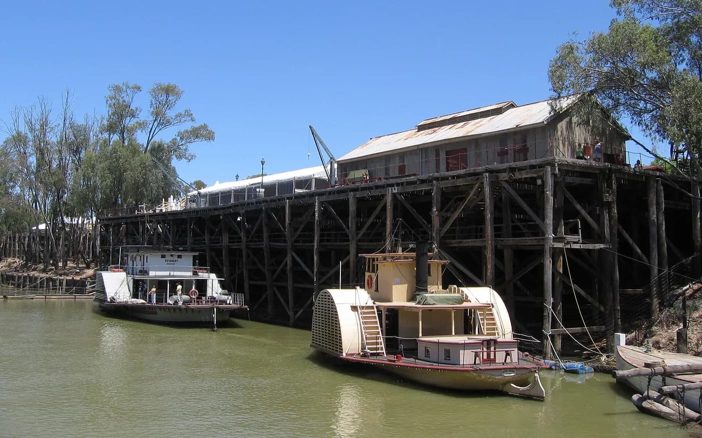 View of Echuca in Victoria