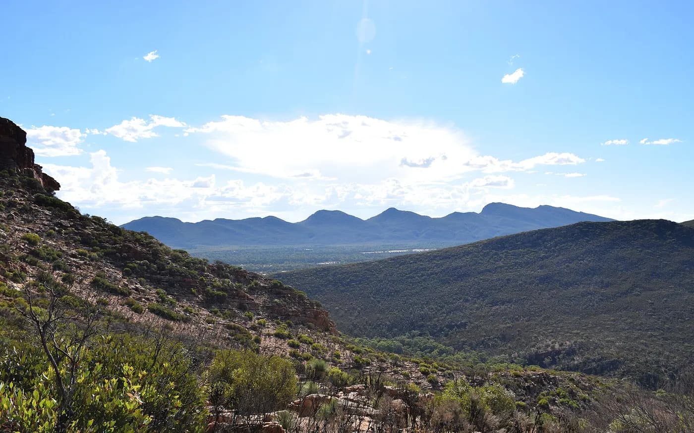 View of Flinders Ranges in South Australia
