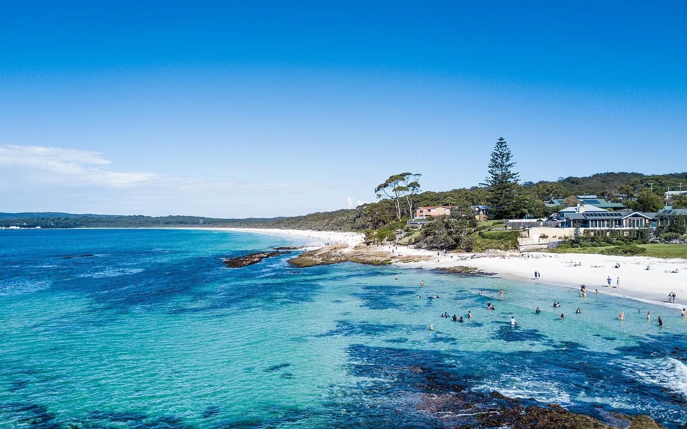 View of Jervis Bay in New South Wales