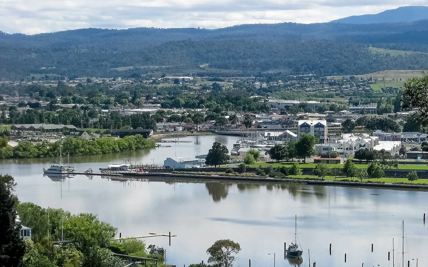 View of Launceston in Tasmania