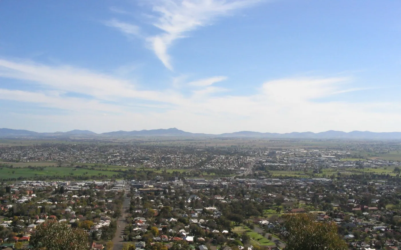 View of Tamworth in New South Wales
