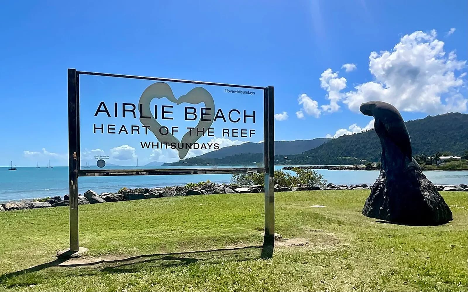 Airlie Beach foreshore overlooking the Whitsundays
