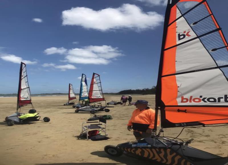 Just like sailing, but on land..